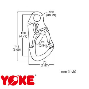 Aluminum Snap Hook-N-5031