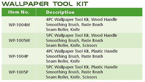 WALLPAPER TOOL KIT-WP-1004W / WP-1005P