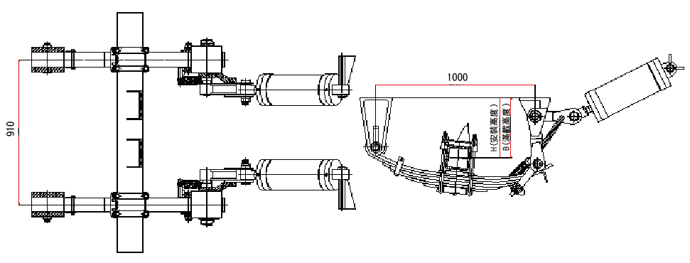 CTK Mechanical Lift Suspension System ( L-Type)