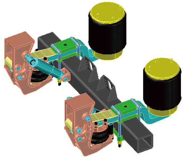 CTK Front lift (Fixed Steel Plate) Air Suspension System