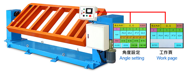 Turn-Over Table for welding robot's outside shaft-CMTU