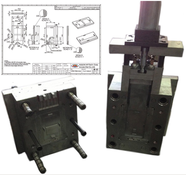 RFID感應卡保護殼 – 塑膠模具 ／ 射出成型 – ISO9001認證