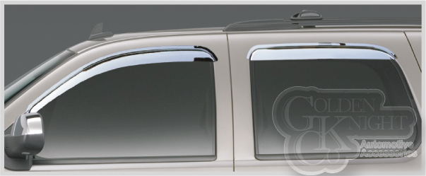 Chrome Window Deflector -CWV-TAH07B