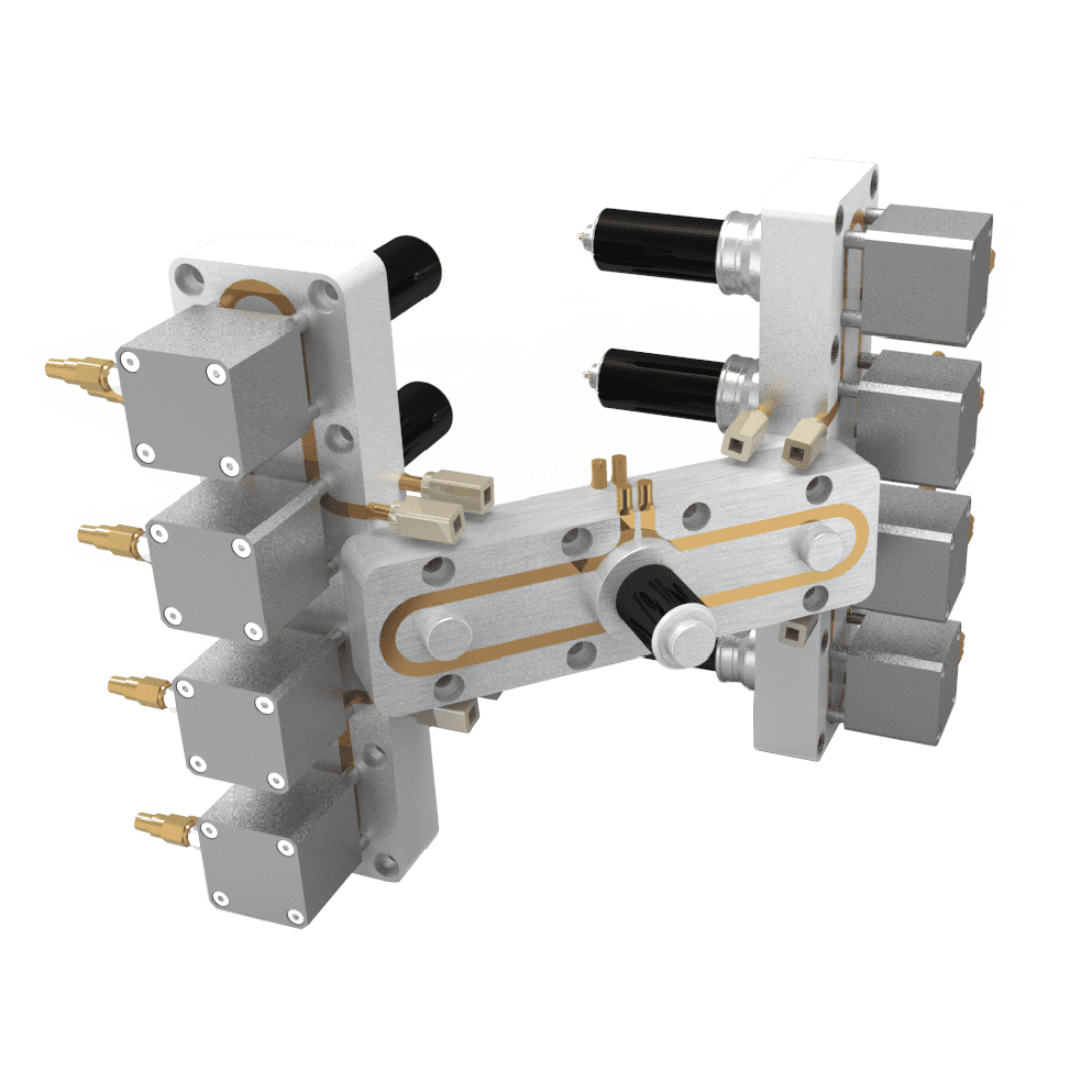 Angle valve gate hot runner