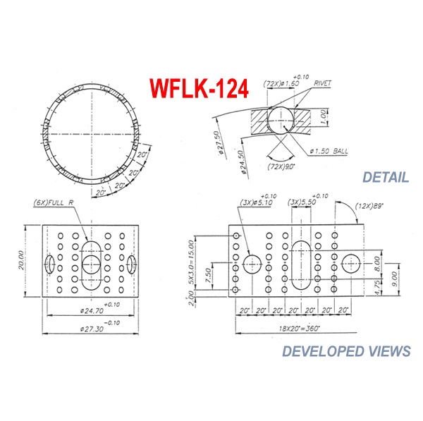 BALL RETAINER WFLK SERIES-WFLK