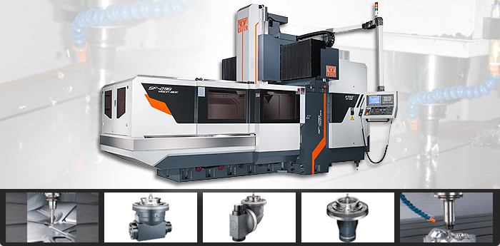 SF Series - High Efficiency Double Column Machining Center