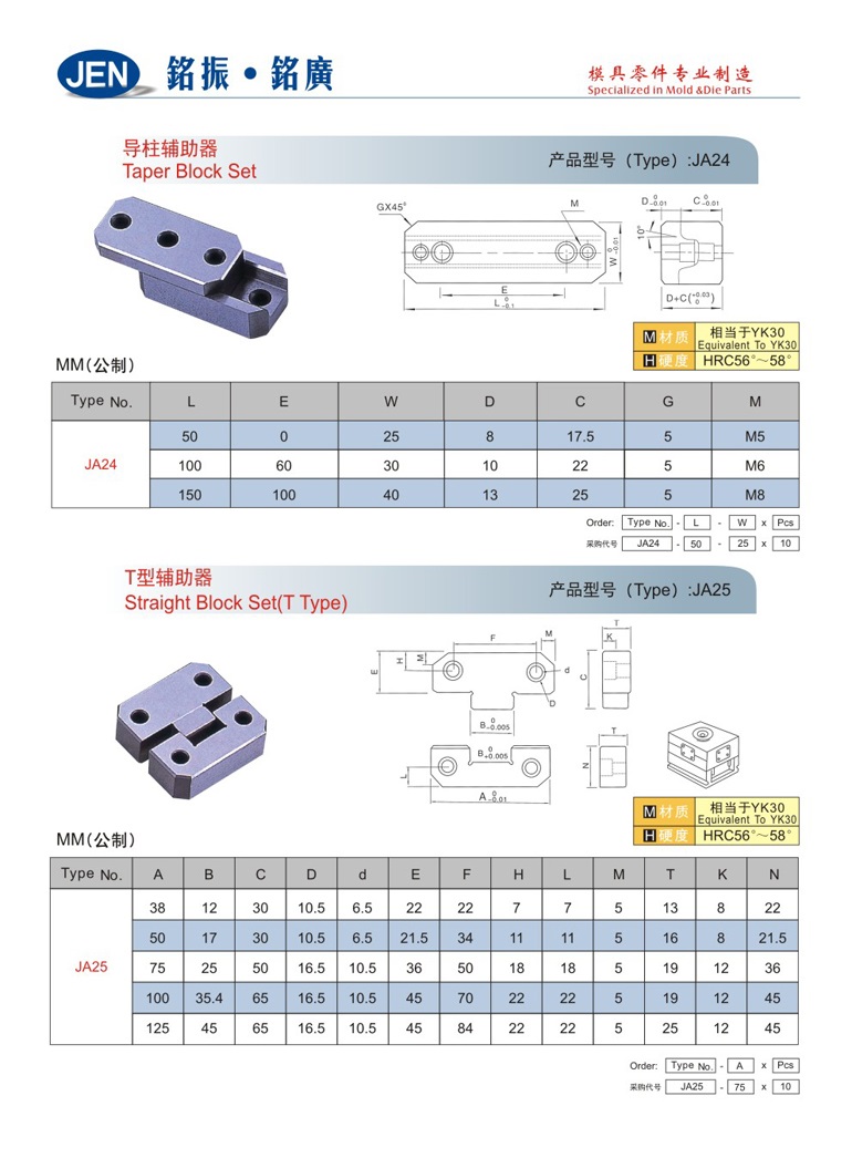 導柱輔助器-JA24/25