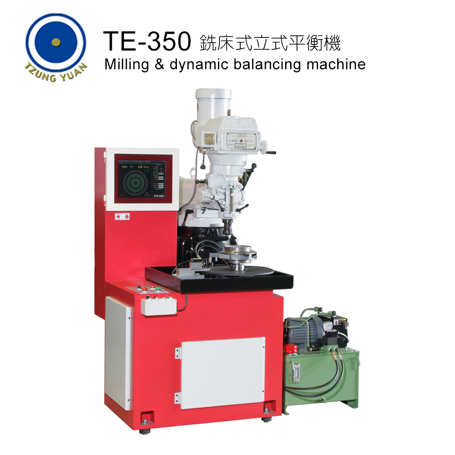 Milling & dynamic balancing machine