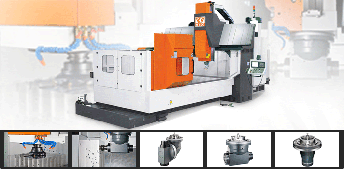 VF Series - Rigid Heavy Cutting Double Column Machining Center