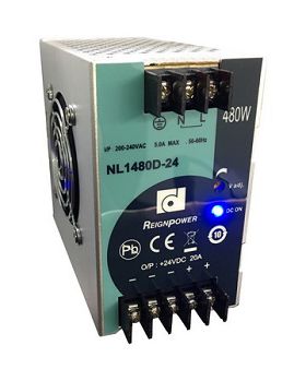 Price Competitive NL Series Din Rail Power-NL1480D-24