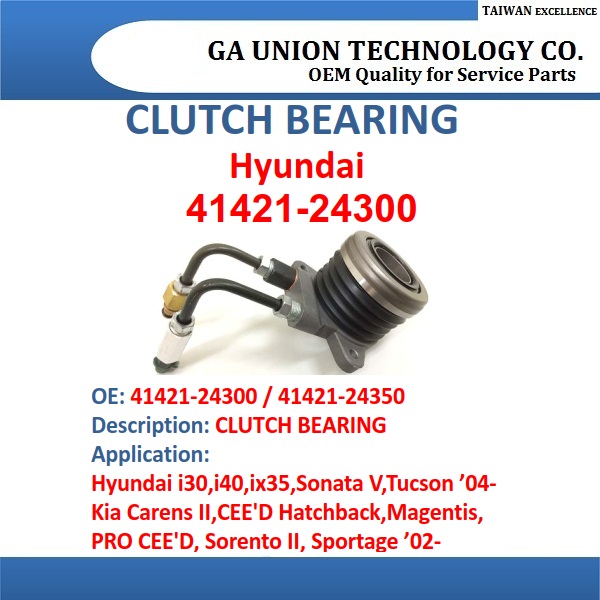 CLUTCH BEARING 41421-24300 4142124350-CLUTCH BEARING 41421-24300 4142124350