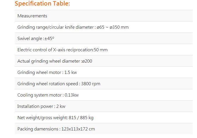 Circular Knives & Slitter Knives Grinding Machine (CV-350)-CV-350