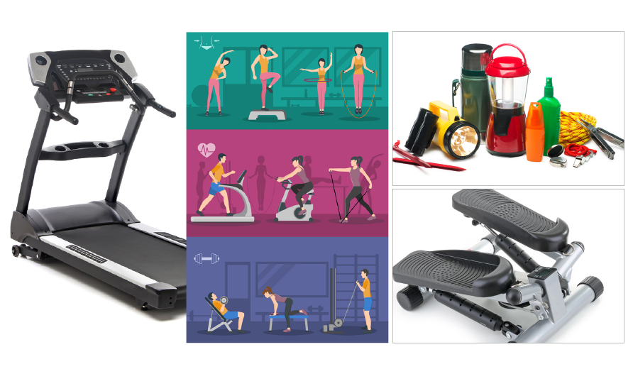 Fitness equipment related plastic accessories