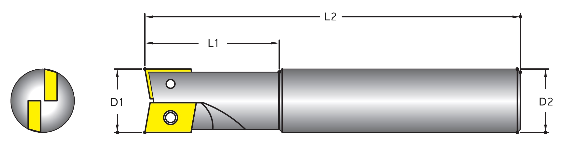 Right Angle End Mill-DMAT