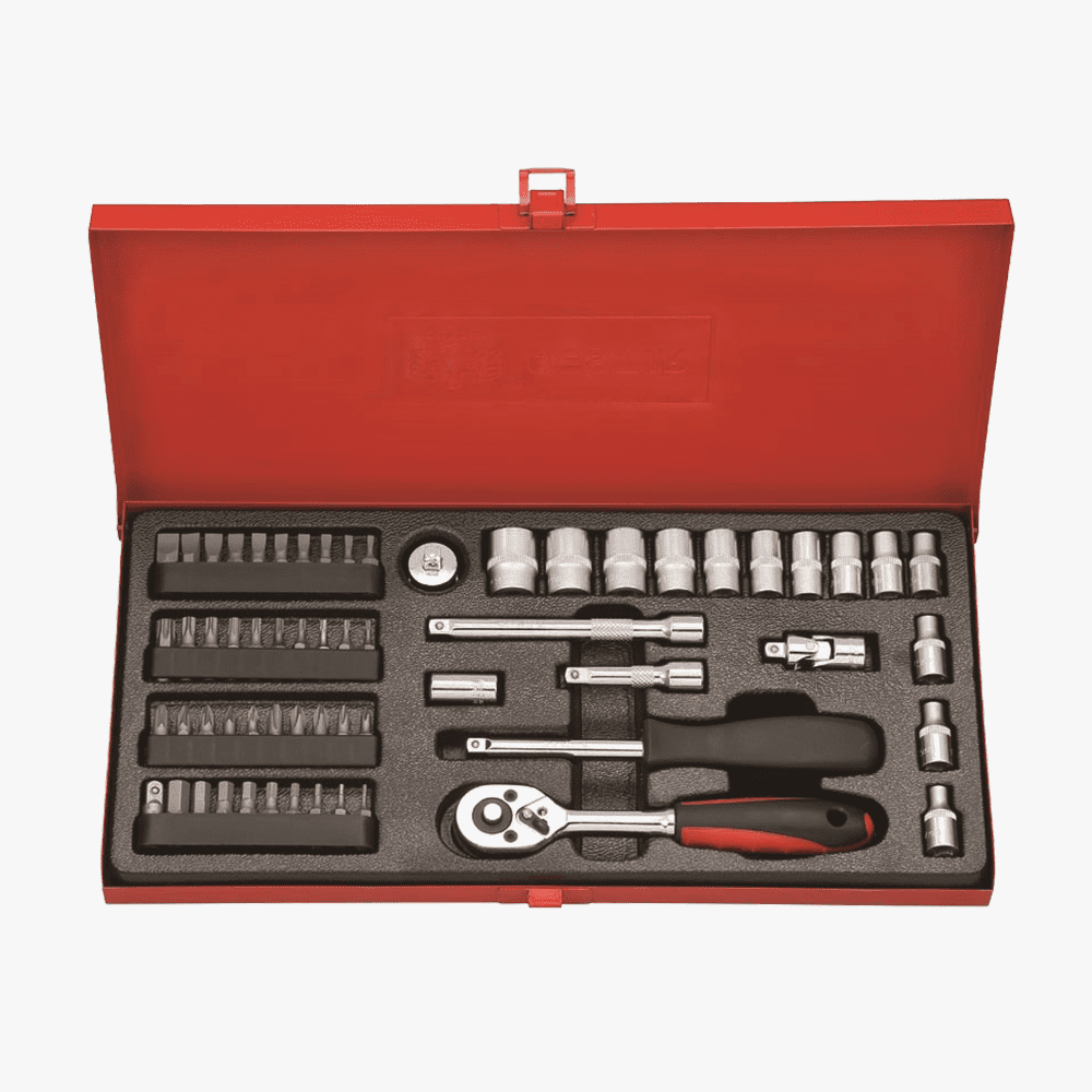 60pcs 1／4" Dr. Socket Wrench Set