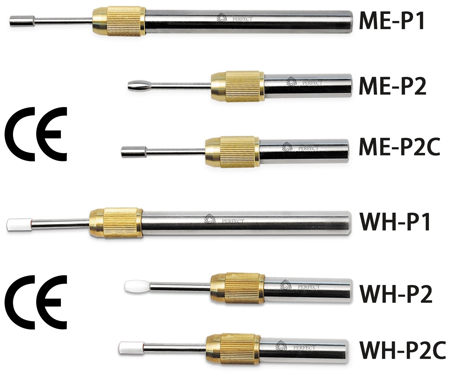 H-P1／P2 , ME-P1／P2 迴轉式尋邊器-WH-P1/P2 , ME-P1/P2 P1 / P2 Series Edge Finders