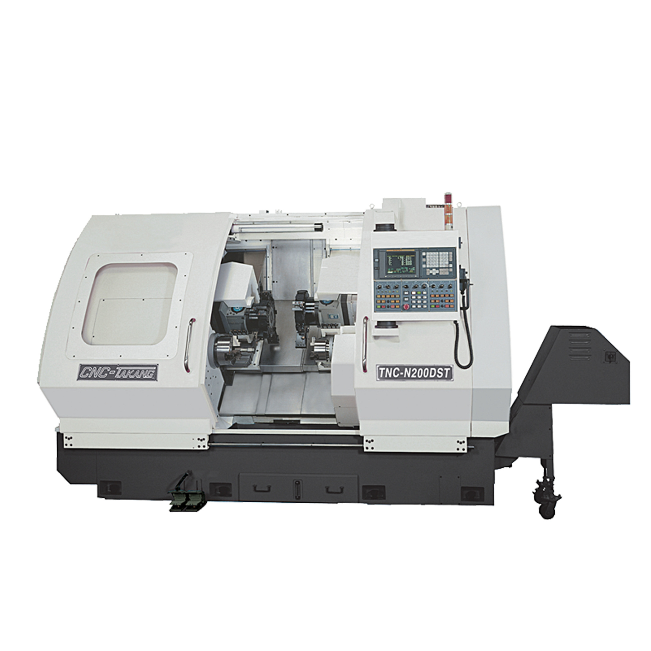 High Speed, Compact CNC Lathe(Twin Spindle ／ Twin Turret)-TNC-N200DST / N200DST-B