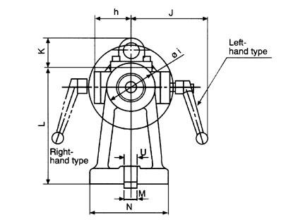 Tailstock For NC Rotary Table TS-135,160,210,255-TS-135,160,210,255