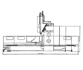 CNC 龍門加工中心機-TC-CNCL-2000