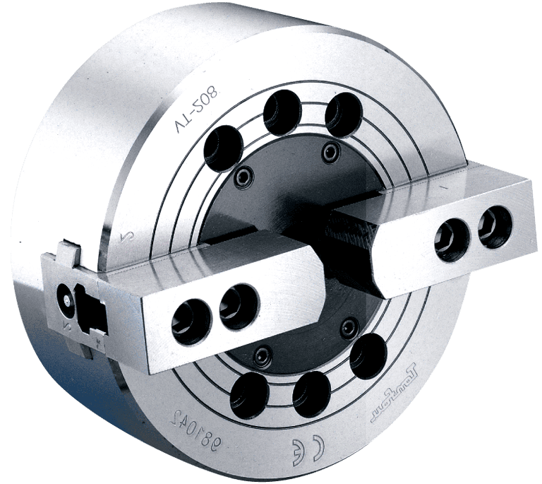 2-jaw wedge type non through-hole power chuck (without adaptor)-VT