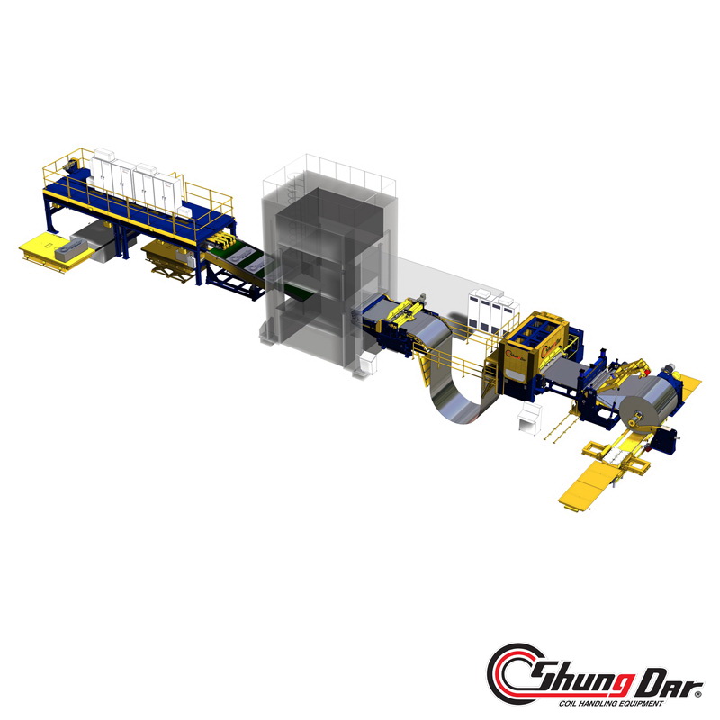 Press Blanking Line-磁吸式堆疊大型鈑金沖壓線