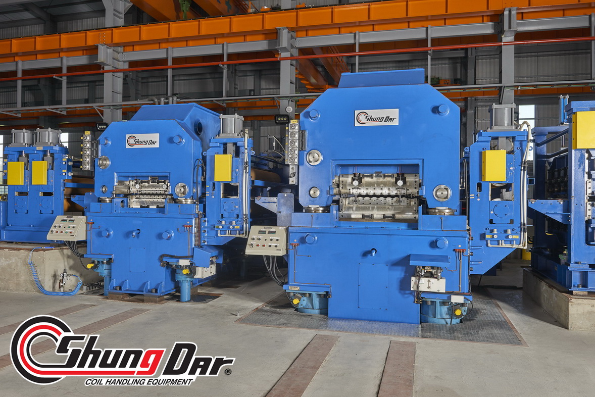 Metal Coil Tension Leveling Rotary Shear Line-鋼卷張力整平飛剪線