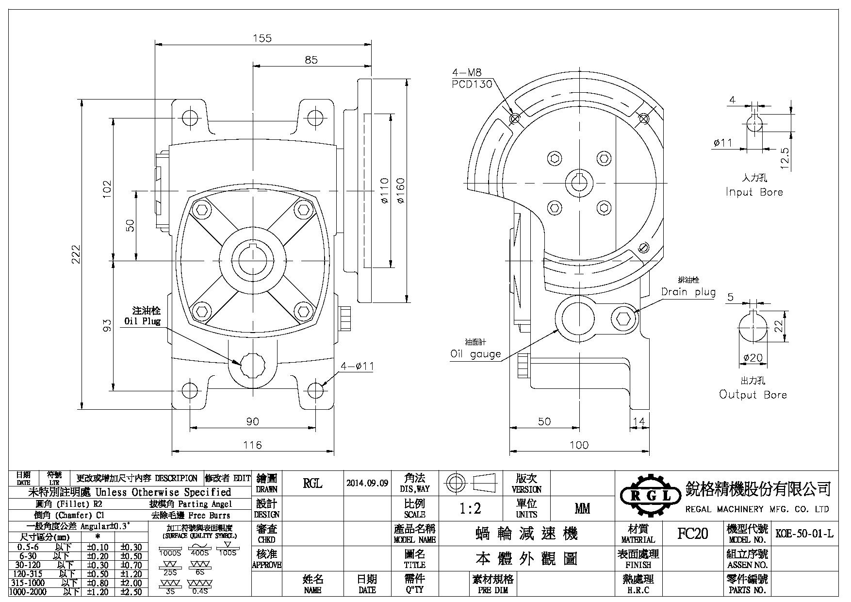 Hollow Flange Type Reducer-KOE 