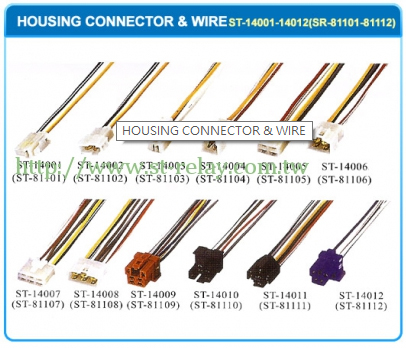 Housing Connector & Wire-ST-14001-14012