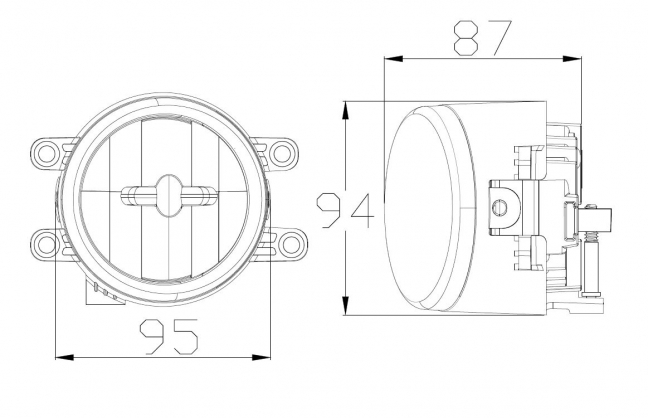 FOG LIGHT- FOR TOYO*A V969-NKF005