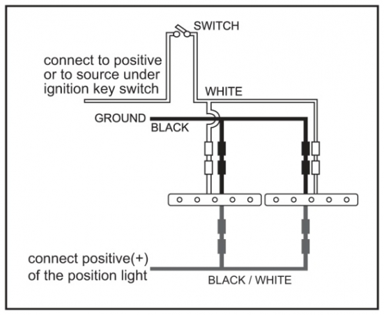 DRL W／POSITION- UNIVERSAL-200mm-NK2011B