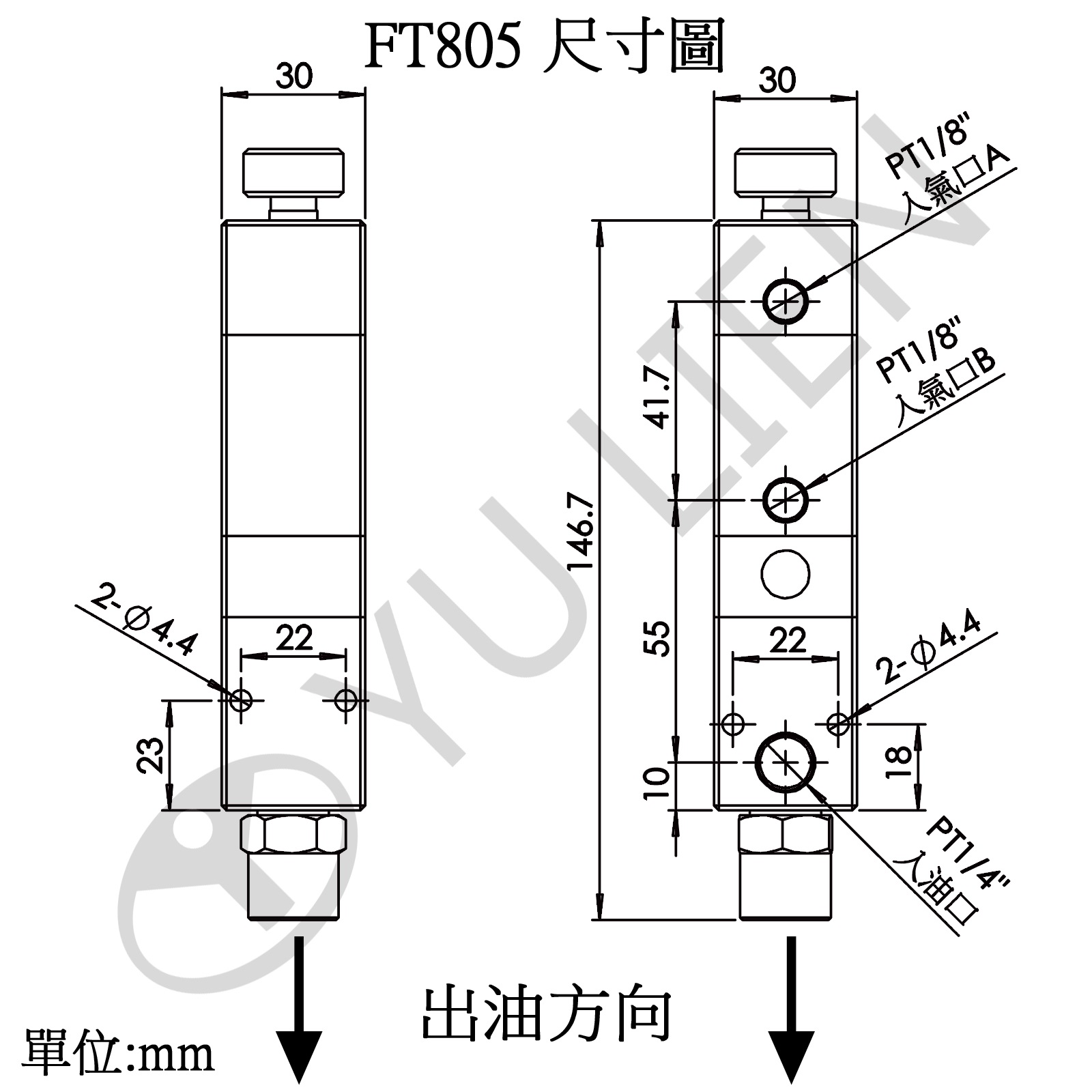 Pneumatic Valve-FT805