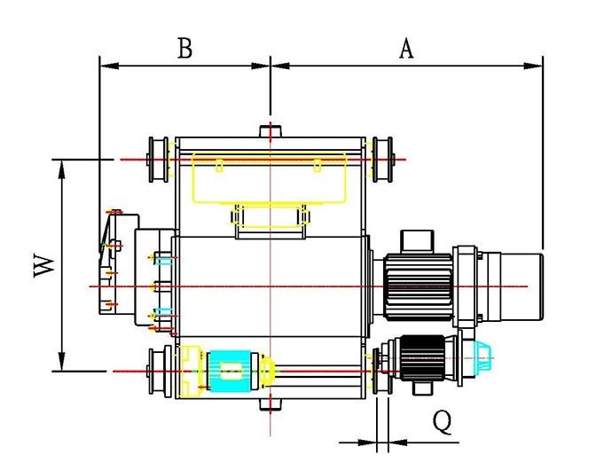 50HZ Double-rail Electric Wire Rope Hoist for Low Space application - Dual Speed