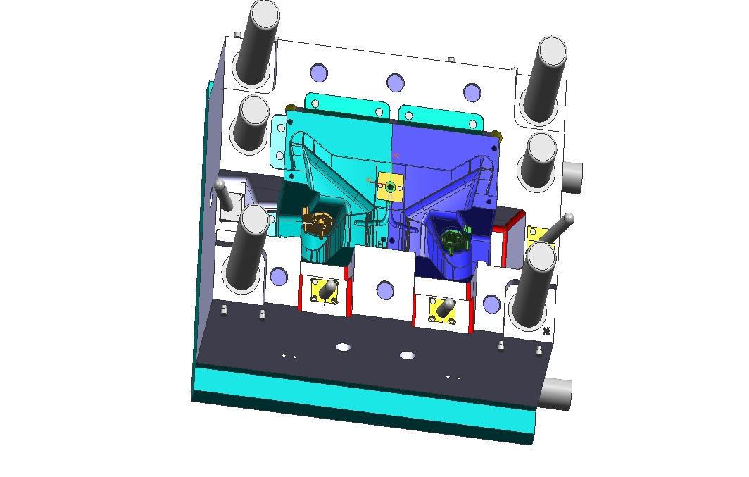 Side Mirror Base Injection Mold OEM