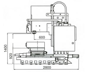 Vertical & Horizontal Machine Center-TC-MCV1400HG