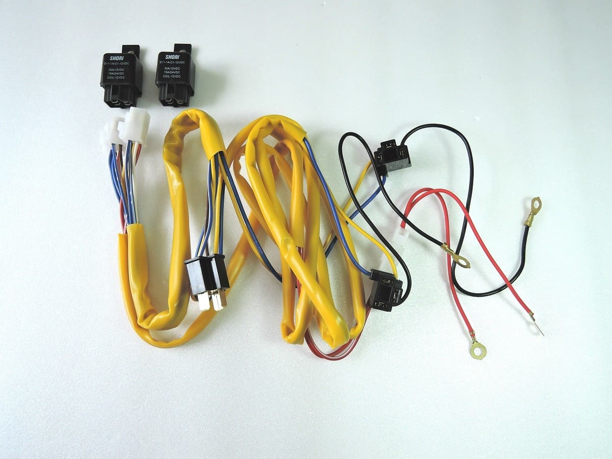 Auto wiring harness - Headlamp turn up kit H4-2-H4-2