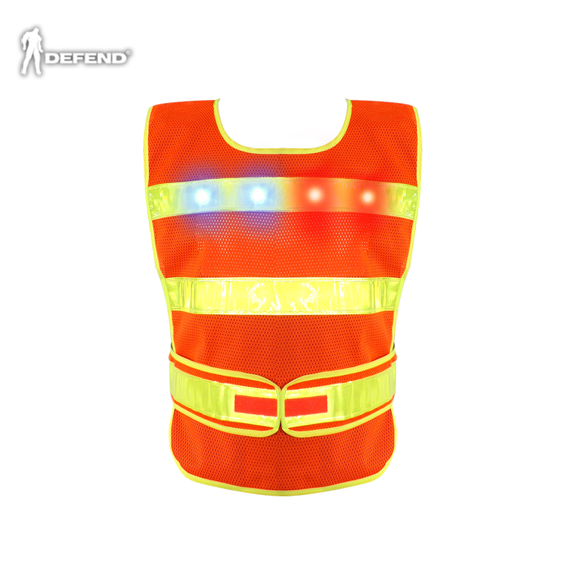 LED FLASHING RESCUE VEST-DEF-RV-010