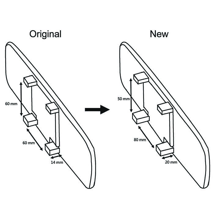 WILD ROOM MIRROR (NEW CLAMP)-LY-104