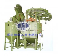 CHAIN CONVEYOR CONTINUOUS HANGING TYPE SHOT BLASTING MACHING 