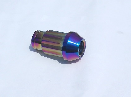  Wheel nut, 12 points head taper seat Titanium nuts.