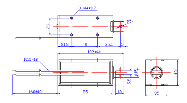 Open Frame Solenoid (Push-Pull) -SH-1585