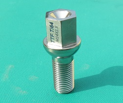 Wheel bolt lug, standard head radius seat Titanium bolts. Hot Forging made.