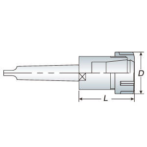 ER Morse Taper Shank - Tang Type BT ／ NT Series-BT / NT 系列