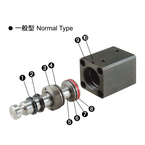 Hydraulic Cylinder-Explode Drawing-FA TYPE