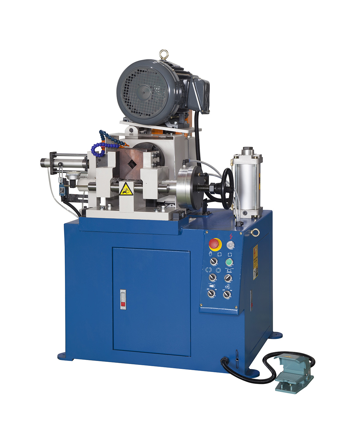 SINGLE END CHAMFERING MACHINE FOR METAL ROUND TUBE,BAR／SEMI AUTOMATIC TYPE-C-60-2A,C-80-2A,C-120-2A