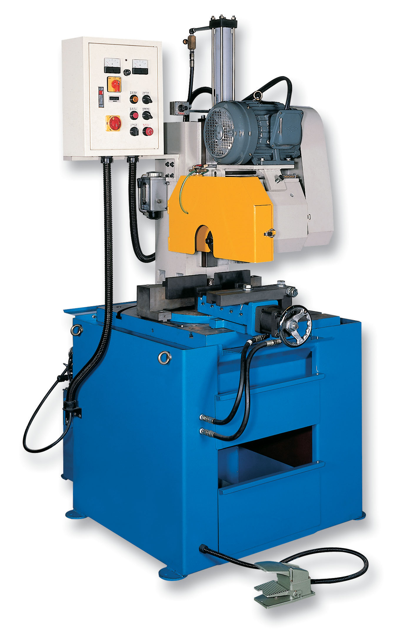 Hydraulic Semi Automatic Type Circular Sawing Machine-C-400-I / CH-400-2AI / CH-500-2AI