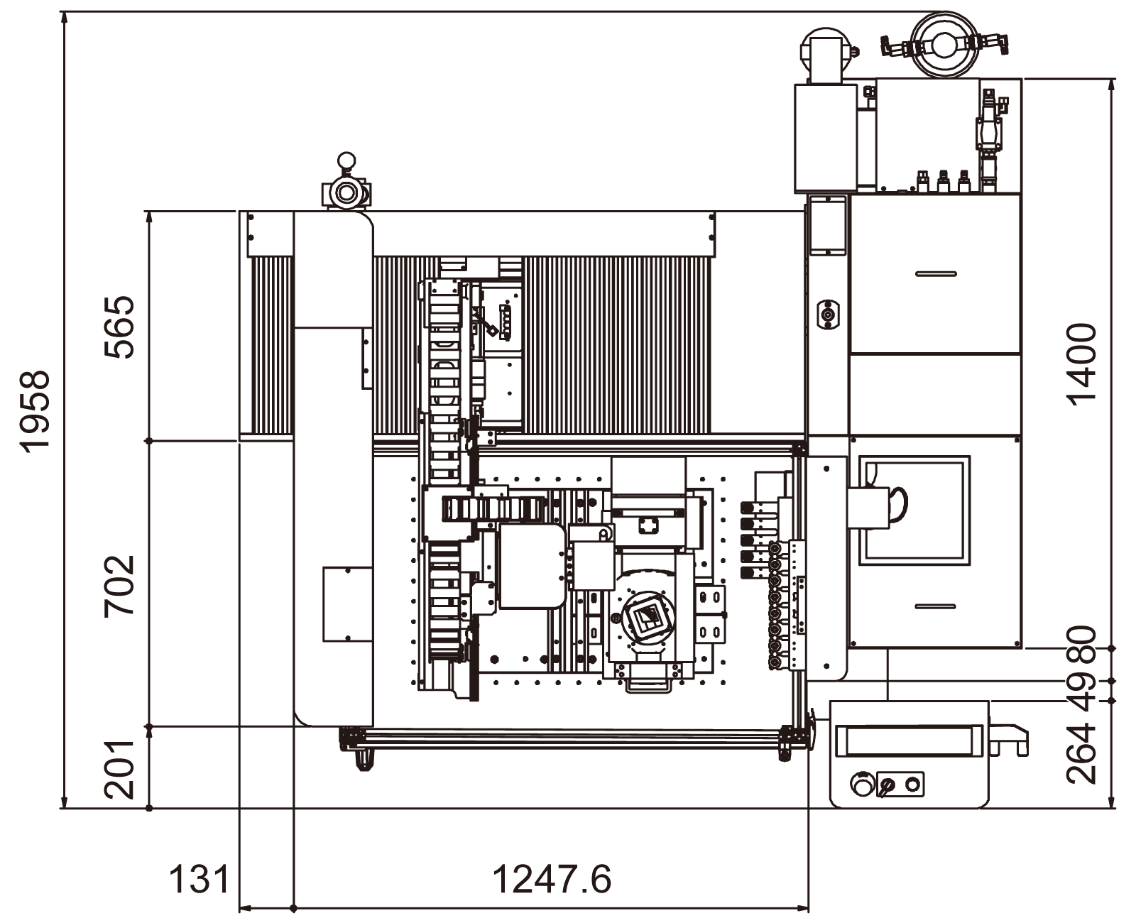  細孔放電加工機CNC 系列-HD600C-HD600C