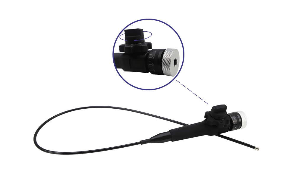 2 Way Articulating 3.9 mm Camera Flexible Probe 3.3FT／1M for Endoscope , Borescope , Videoscope-A39100C