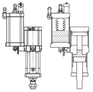 APT2---Boosting Cylinder(2nd Generation) APT2-PC---Pre-compression oil／air separated type-APT2-PC