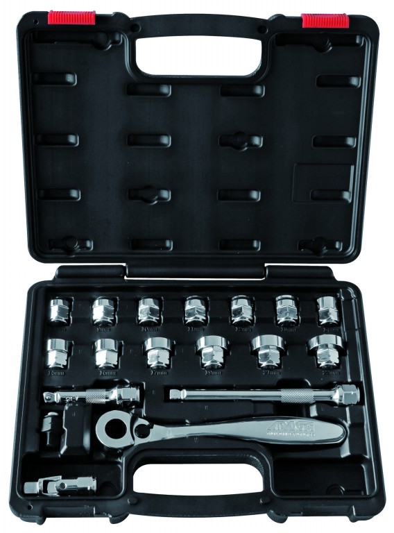 Apach Insert-snap Wrench & Super Short Socket Set (Copy)-APACH INSERT-SNAP WRENCH & BIT SET-AH018A113