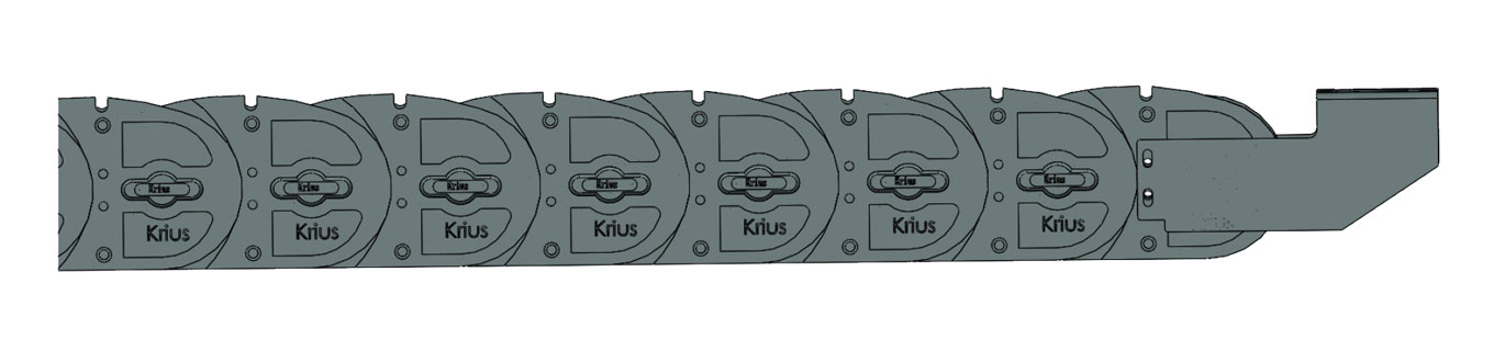 CL Bridge Aluminum-plastic Cable Chain-CL